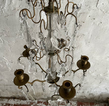 Load image into Gallery viewer, Late 19th Century French 5-Arm Candle Chandelier