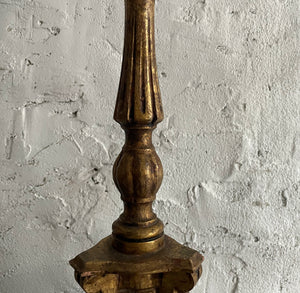 20th Century French Gilt Wood Candlestick