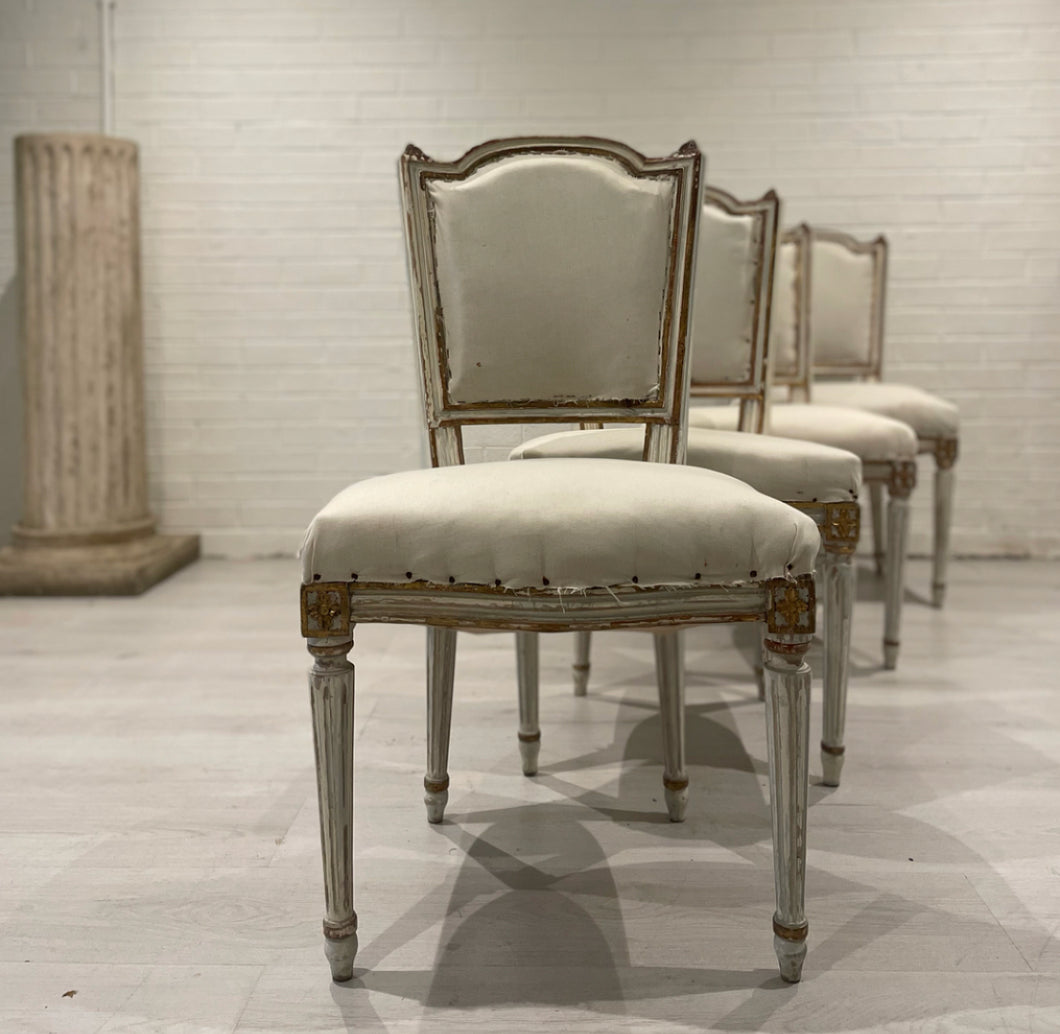 Set Of 4 19th Century French Chairs