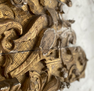 Late 18th Century French Carved Wood/Gilt Frieze