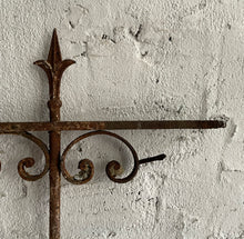 Load image into Gallery viewer, Early 19th Century French Wrought Iron Fence Panel