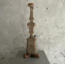 Load image into Gallery viewer, Late 18th Century French Carved Wood Candlestick