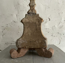 Load image into Gallery viewer, Late 18th Century French Carved Wood Candlestick