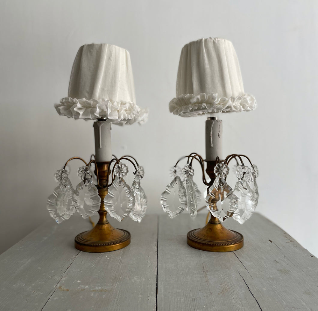 Pair of late 19th century French Electric Girandoles
