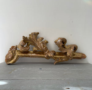 Early 19th Century French Gilt Fragment