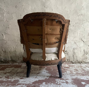 Early 19th Century French Button Back Fauteuil