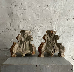 Pair Of Early 19th Century French Candlestick Bases