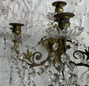 Pair Of 19th Century French Candle Wall Sconces