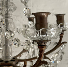 Load image into Gallery viewer, Late 19th Century French 6-Arm Candle Chandelier