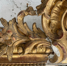 Load image into Gallery viewer, Early 19th Century French Gilt Crested Mirror
