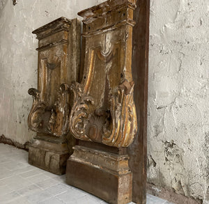 Pair Of 17th Century French Carved Chateau Boiseries