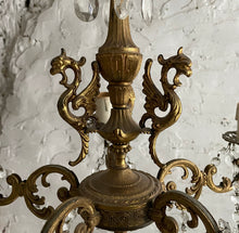 Load image into Gallery viewer, 19th Century French 5-Arm Electric Chandelier