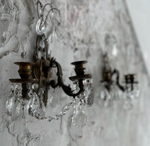 Pair Of Late 19th Century French Candle Wall Sconces